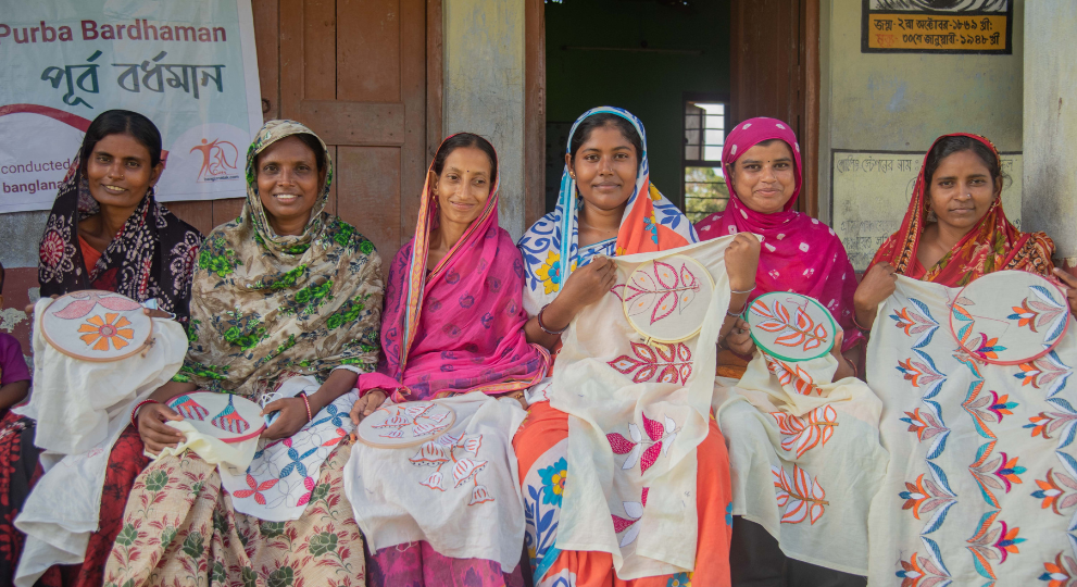 Kantha artists of Ausgram